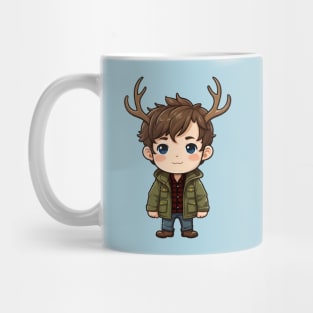 Chibi Will Graham with Antlers Mug